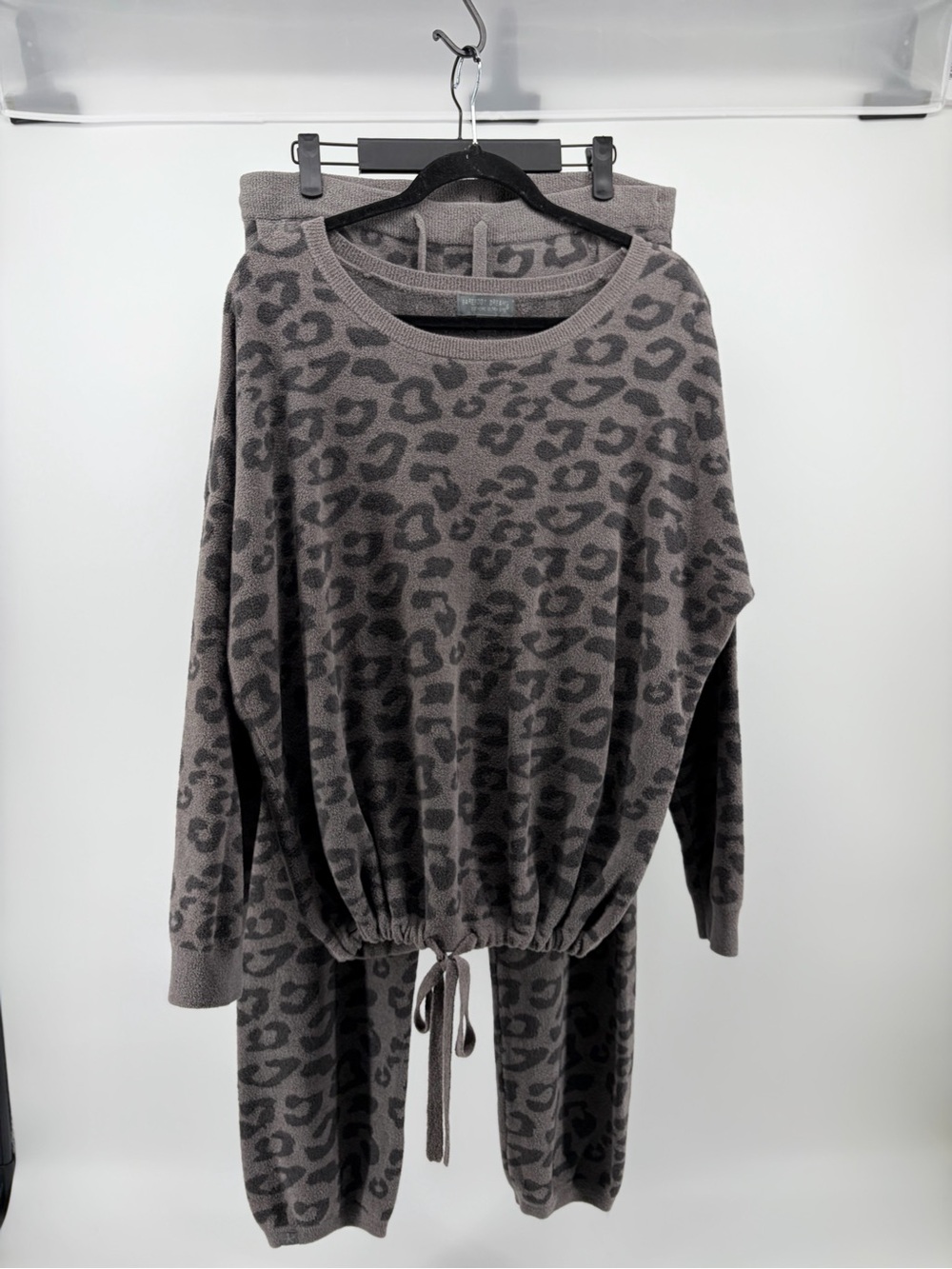 Barefoot Dreams Ultra Lite Slouchy Pullover/Track Pant Set, Women M/L